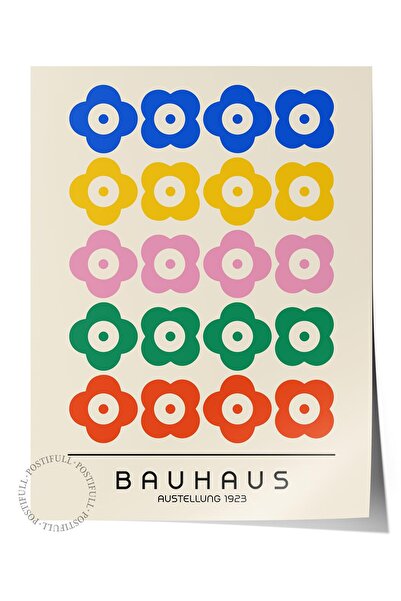 Postifull Αφίσα χωρίς πλαίσιο, Σειρά Bauhaus, Έγχρωμη αφίσα τοίχου, Διακόσμησ...