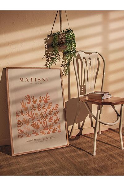 Postifull Αφίσα Παστέλ Σχεδίου Henri Matisse - Χωρίς πλαίσιο, Αφίσα Εικονογράφησης Duar, Εκτύπωση HD, Παχύ