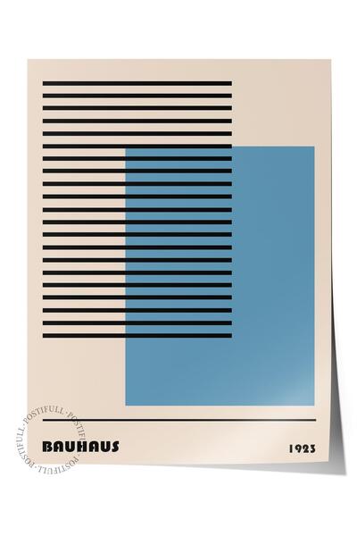 Postifull Αφίσα χωρίς πλαίσιο, Σειρά Bauhaus, Έγχρωμη αφίσα τοίχου, Διακόσμησ...