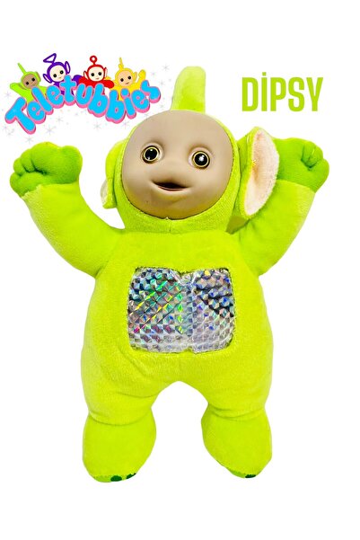tmtoysandmore teletabi dipsy yeşil 25 cm peluş teletubbies figür oyuncak ithal