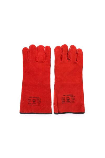 KKDAVM Deri Kaynakçı El Koruyucu Eldiven