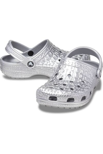 Crocs CLASSIC METALLIC CROCSKIN CLOG WOMEN SLIPPERS209093209093-040