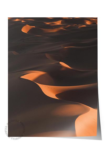 Postifull Frameless Poster, Desert Painting No:44, Hd Photo, Living Room, Kitchen Wall Decor Poster