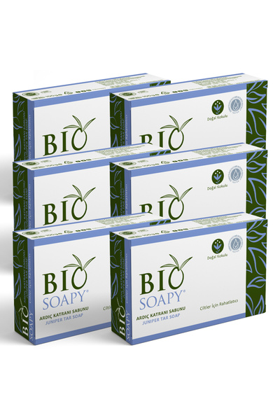 Biosoapy Pullanma ve kızarıklık için zeytin yağlı Ardıç Katranı Sabunu 100 gr...