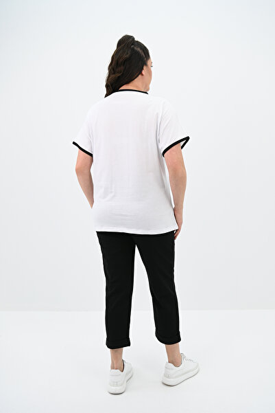 Koza Butik Γυναικείο Σετ Φούτερ με κοντό μανίκι 8091-24