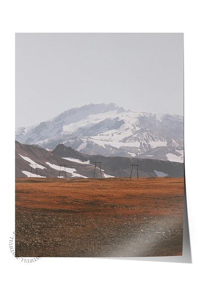 Postifull Mountain No:9 - Αφίσα με τυπωμένη φωτογραφία χωρίς πλαίσιο, διακόσμηση τοίχου σαλονιού, κουζίνας, σαλονιού και αίθουσας