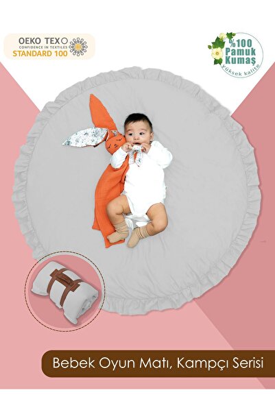 mordesign Bebek/Çocuk Oyun Halısı, Yenidoğan Emekleme Pedi, Aktivite Matı, Ço...