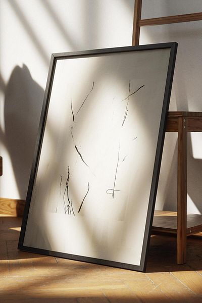 Postifull Poster fără încadrare Seria nordică abstractă, pictură nordică, poster de perete, imprimare HD, gros archival