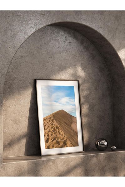 Postifull Frameless Poster, Desert Painting No:42, Hd Photo, Living Room, Kitchen Wall Decor Poster