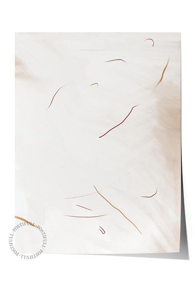 Postifull Poster fără încadrare Seria nordică abstractă, pictură nordică, poster de perete, imprimare HD, gros archival