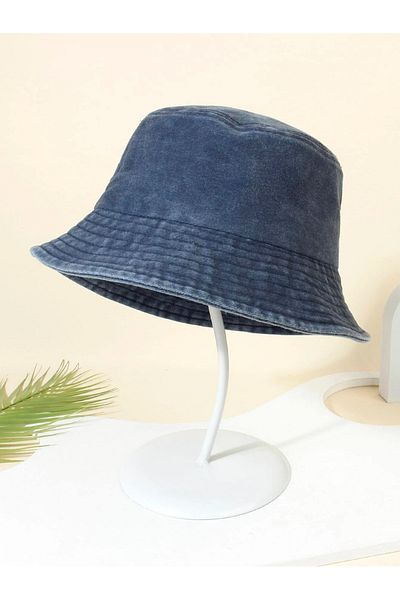 Goldmine Μπλε Unisex Vintage Τζιν Καπέλο Bucket