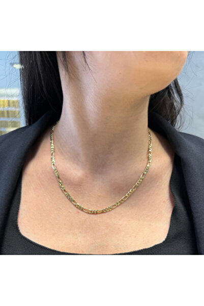 Mila Accessories Mila 14 Ayar Rengi Xuping 45 cm Figaro Zincir