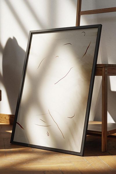 Postifull Poster fără încadrare Seria nordică abstractă, pictură nordică, poster de perete, imprimare HD, gros archival