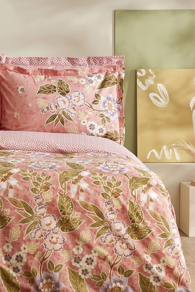 Karaca Home Set de pat dublu Pasares 100% bumbac