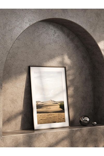 Postifull Frameless Poster, Desert Painting No:34, HD Photo, Living Room, Kitchen Wall Decor Poster