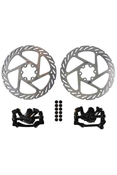 SARİSSA BİSİKLET Asistan Bauer DB10 Mekanik Disk Fren Ön/Arka Set MEKANİK DİS...