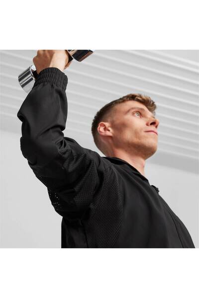 Puma Ανδρικό υφαντό μπουφάν FIT με φερμουάρ