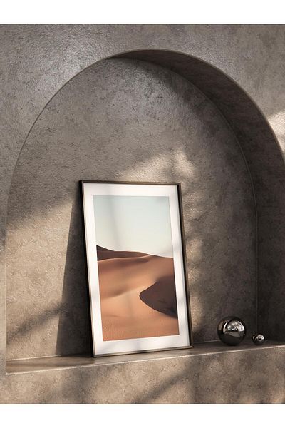 Postifull Frameless Poster, Desert Painting No:8, Hd Photo, Living Room, Kitchen Wall Decor Poster