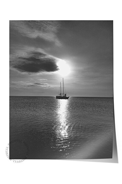 Postifull Çerçevesiz Poster, Siyah & Beyaz Fotoğraf No:49, HD Fotoğraf, Salon, Mutfak Duvar Dekoru Poster