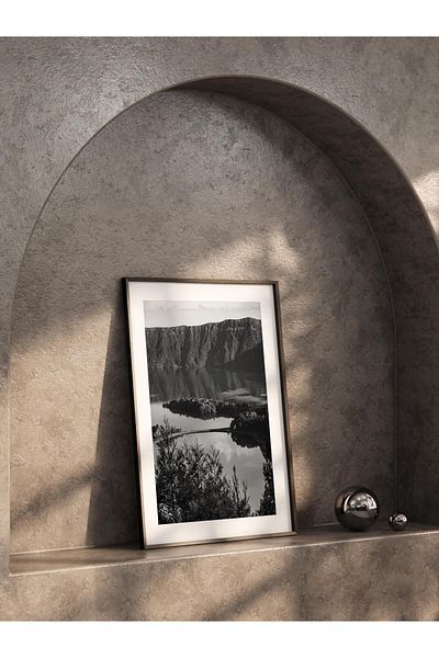 Postifull Ασπρόμαυρη αφίσα HD Photo Frameless - Διακόσμηση τοίχου σαλονιού και κουζίνας Νο:30