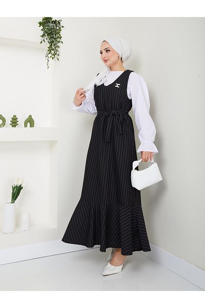 VOLT CLOTHİNG Rochie de damă în dungi