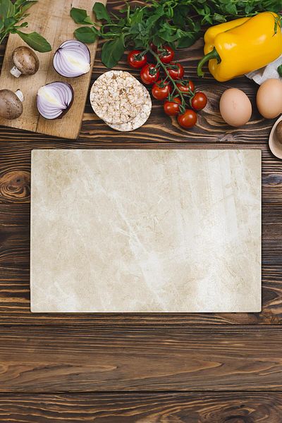 Postifull Glass Cutting Board, Chopping Board, Aesthetic Marble Pattern, Thick and Tempered Unbreakable Glass, 21*30cm