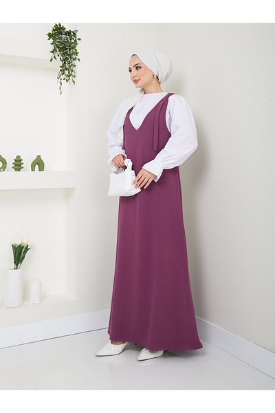 VOLT CLOTHİNG Dámský dvoudílný košilový oblek Gillet šaty