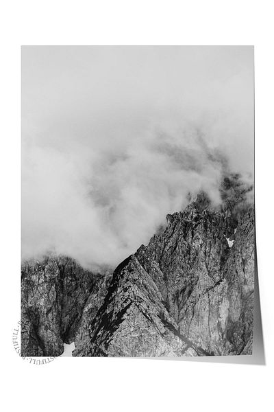 Postifull Ασπρόμαυρη αφίσα HD Photo Frameless - Διακόσμηση τοίχου σαλονιού και κουζίνας Νο:55