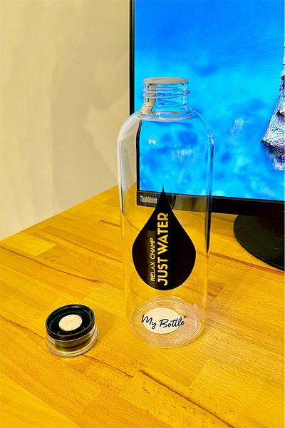 Mutfak Köşesi Borosilicate Glass Water Bottle 1000 ml Water Bottle 1lt Sports Water Bottle Motivational Water Bottle