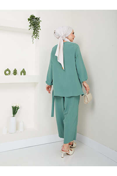 VOLT CLOTHİNG Women's Shalwar Hijab Set