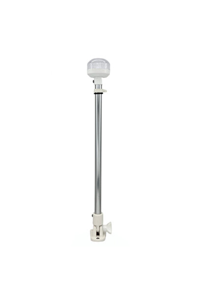 SomayStore Tekne Bayrak Direği Fenerli Katlanabilir Sealux 50cm 12-24v