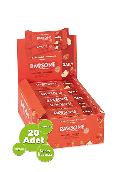 Rawsome Daily Bar Vitamin and Mineral Container 30g X 20 Pieces