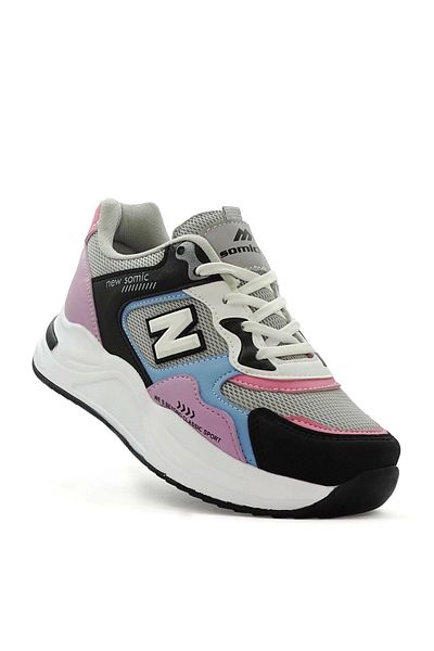 EnAsil SOMICKS Pantofi sport casual pentru femei, roz gheață
