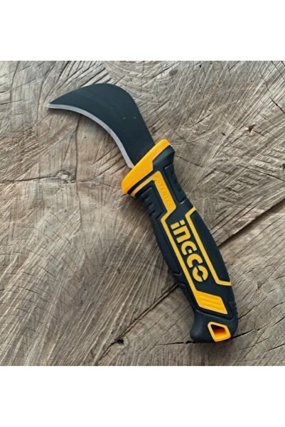 Ingco İNGCO EĞRİ UÇLU BIÇAK AŞI BIÇAĞI KABLO SOYMA BIÇAĞI BAĞ BIÇAĞI 18CM