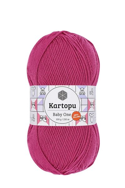 Kartopu Baby One Color 245 Φούξια Αντιπιλίνγκ Πλεκτό Μαλλί - 100 GR