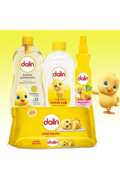 Dalin 4'lü Bebek Bakım Seti