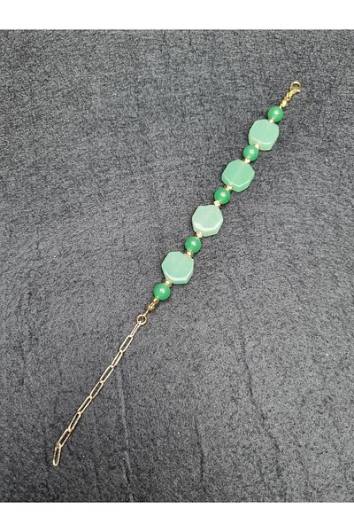 Yüksel Boncuk Women's Natural Stone Aventurine Bracelet