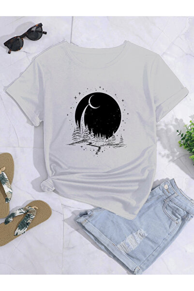 ROORE Υπερμεγέθη μπλουζάκι με στάμπα AY