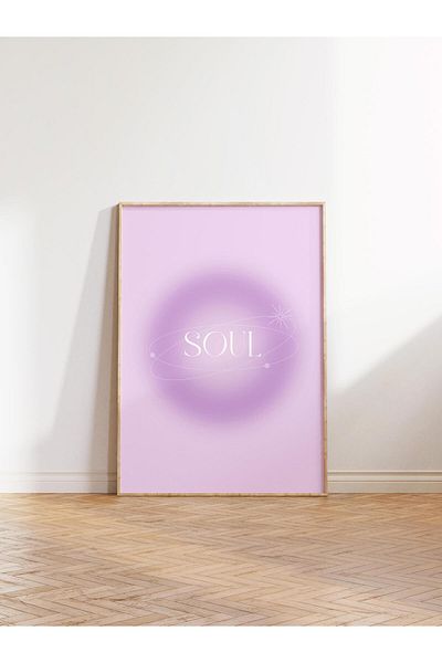Postifull Aura Series NO:174 - Αφίσα χωρίς πλαίσιο με χρώμα Soul Purple και Angel Number
