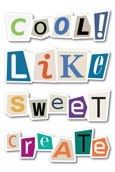 Postifull Motivational Themed Sticker Set - 4 Piece Sticker Set - Phone, Tablet, Notebook Laptop Compatible Stickers