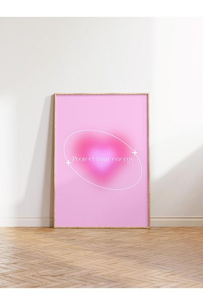 Postifull Aura Series NO:198 - Αφίσα χωρίς πλαίσιο με ροζ αγγέλο