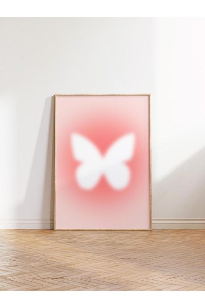 Postifull Aura Series NO:105 - Έγχρωμη αφίσα χωρίς πλαίσιο με αριθμό Red Angel