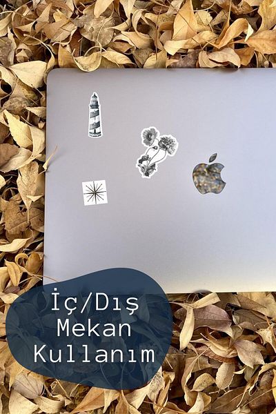 Postifull Vintage and Retro Sticker Set, 12 Pieces Waterproof, Vintage Sticker, Journal, Memopad, Daily Compatible