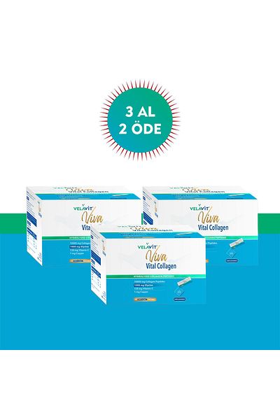 Velavit Viva Vital Collagen 30 Sachet 3 Pieces
