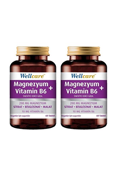 Wellcare Magnezyum Vitamin B6 60 Tablet 2 Adet