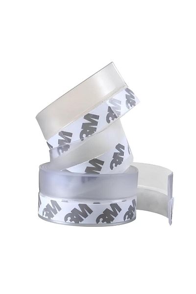 BABAWİCK 6 Meters Transparent Windproof Silicone Sealing Strip Door Sealing Strip Window Tape