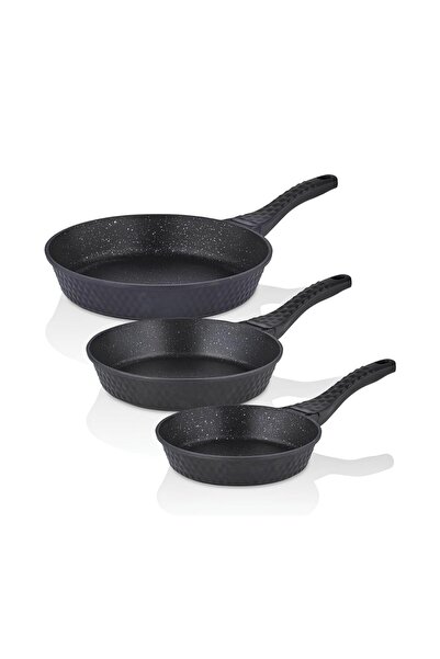 ZETMON Granit Döküm 3' lü Tava Seti 20-24-28CM