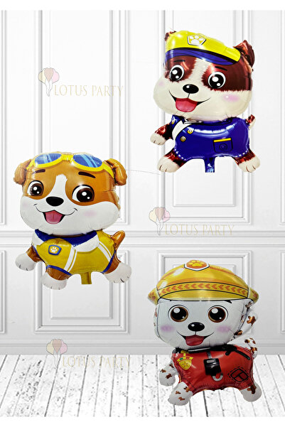 LOTUS PARTY 1Pc Police Dog Foil Balloon Dog Themed Birthday Party Supplies