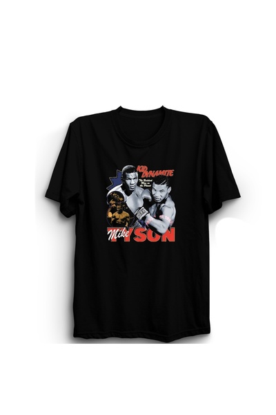 The Fame Majk Tajson, Gvožđe, Boks, Boks Štampano 100% pamuk Majica
