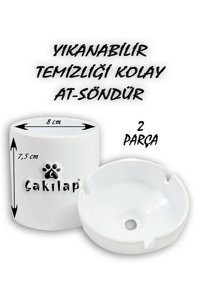 Çakilap Audi A3 Mk3 Printed Porcelain Horseshoe Ashtray (Kl-Otmbl-Audi)